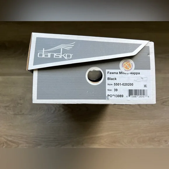 Dansko | ‘Fawna’ Black Milled Nappa Mary Janes - Picture 10 of 12